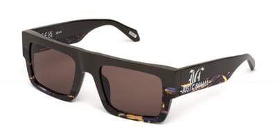 Just Cavalli SJC103V Marrone scuro lucido 53/21/140 WOMAN Zonnebrillen