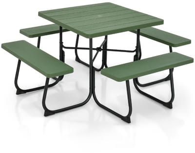Picknicktafel - Kinderen - Tuintafel - Multifunctionele Picknick tafel - Speeltafel - Geschikt voor Buiten - Metaal