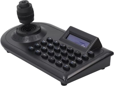 PTZ Camera Controller - Joystick Controller Beveiligingscamera Bediening - Bewaking Uitbreiden - LCD Display - DC12V 500mA - Zwart