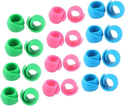 Draadspoel Organizers - Spoelklemmen Set - Naaien en Hobby - Flexibel en Herbruikbaar - 80 Stuks - Mengkleuren
