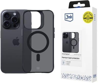 Hoesje voor Apple iPhone 13 Pro Max – 3mk Smoke MagCase
