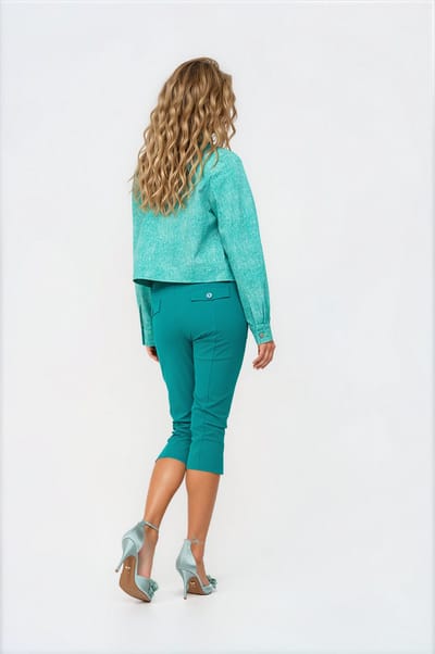 MI PIACE - Heavy Travel Broek Capri 202820 Everglade - Maat : S