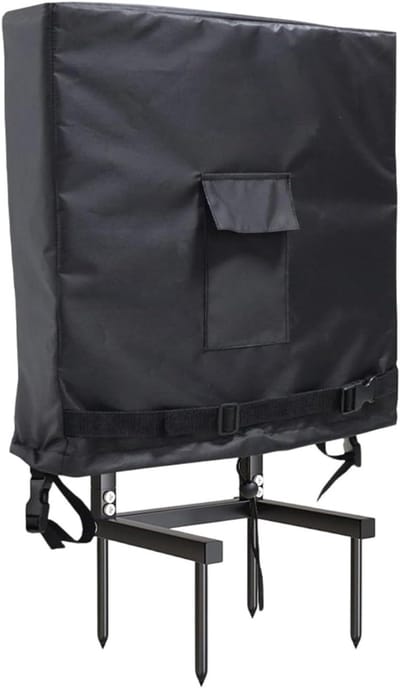 Tuinslanghoes - Haspel beschermhoes - Buiten opslag - Waterdicht Oxford - 80 cm - Zwart