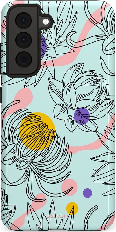 Casetastic Hoesje Geschikt voor Samsung S21 FE - Stijlvolle Beschermende Duo-layer Case - Wildschets