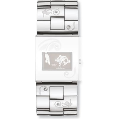 Swatch Irony - Lady Square - YU AYUS103G YUS103G Dark Attitude band