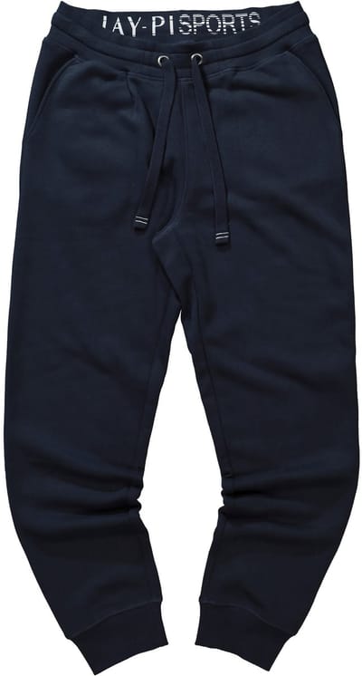 JAY-PI - Heren - Sweatpants met tunnelkoord moderne pasvorm - Donkermarine - Maat 3XL