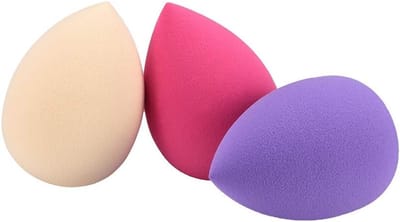 Famanu – Make-up sponzen set, 3 stuks, beauty blenders voor vloeibare make-up, crème en poeder