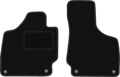Zwarte veloursmatten voor: Audi TT II 8J cabrio, roadster, coupé (2006-2014)