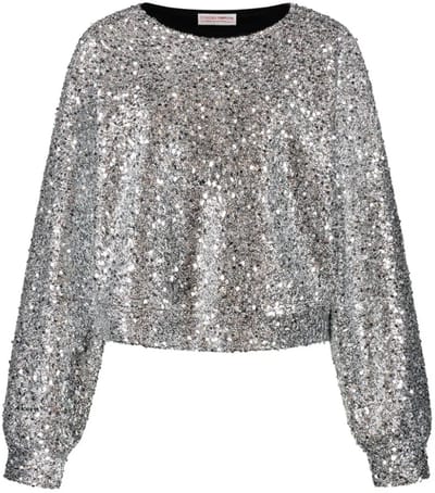 Studio Amaya Spark Tops & T-shirts Dames - Shirt - Zilverkleurig - Maat XS