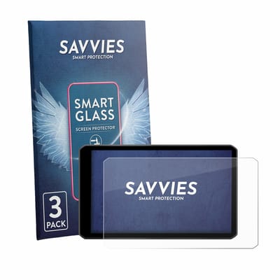3 Stuks Savvies Screenprotector - geschikt voor Garmin dezl LGV720 - beschermfolie glas transparant