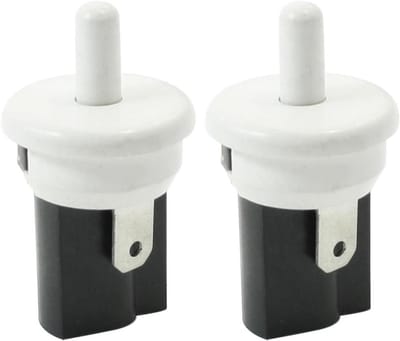 Koelkast Deur Schakelaar - Koelkastlamp Schakelaar - Koelkast Verlichting - Momentary SPST NC - 23 x 4 cm - Wit
