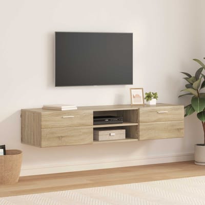 vidaXL - Houten - Kast - 150 - x - 39 - x - 30 - cm - Sonoma - Eik - Bewerkt - hout