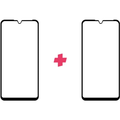 DuoPack: Huawei P30 Lite (New Edition) screenprotector gehard glas Edge to Edge