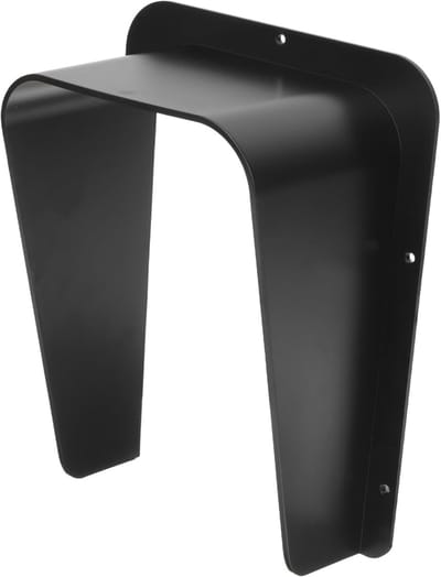 Deurbel regenbescherming - Afdekking voor toegangscontrolepaneel - Metaal - Waterdichte - Universele - Deurbel Cover - Regenhoes voor deurbel - Toegangscontrole Cover - Deurbel Bescherming - 19.5x13.5cm - Zwart