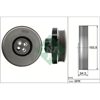 Schaeffler Ina Riemschijf, krukas INA 544 0602 10