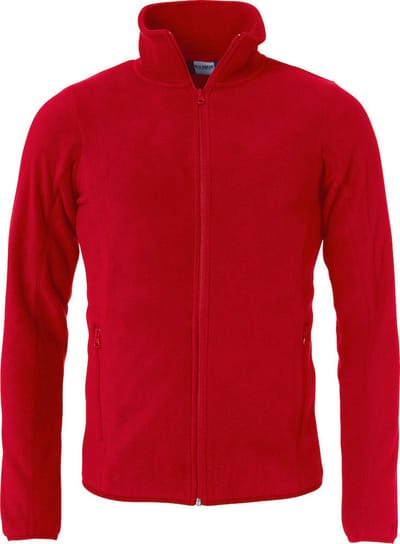 Clique Polar Fleece vest Basic - Rood - Maat XS