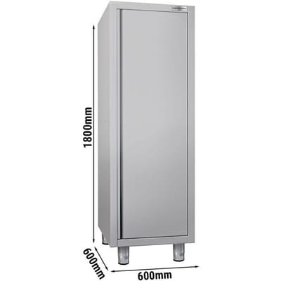 GGM Gastro Geschirrschrank ECO - 600x600mm - 1 Flügeltür - Höhe: 1800mm
