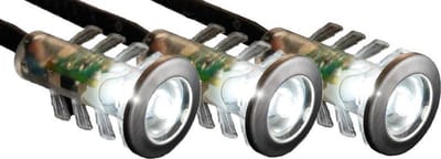 Tronix Grondspot - LED - 3 stuks - IP67 - Wit licht - RVS