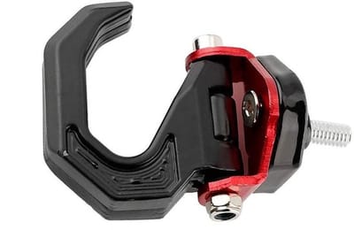 Dailygoods- Helmhaak Universeel - Aluminium Haak - Verstelbaar - Motorfiets Accessoire - Sterk Materiaal - Geschikt voor Meeste Modellen - Motorhaak