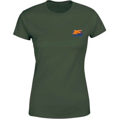 Back To The Future 35 Hill Valley Front Women's T-Shirt - Green - XS