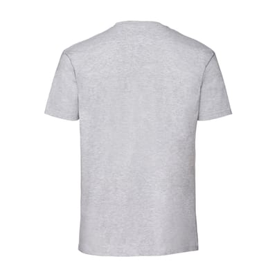 Fruit of the Loom Heren Iconic 195 Premium Ringspun Katoen T-Shirt (Heide Grijs)