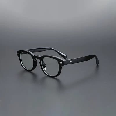 computerbril.shop® Jaren 30' Vintage Computerbril - Zwart - Blauw Licht Filter Bril - Blue Light Glasses - Beeldschermbril - Anti blauw licht - Gaming Bril - Vermoeide ogen - Hoofdpijn - Bril computer/tv schermen - Unisex - Zonder sterkte