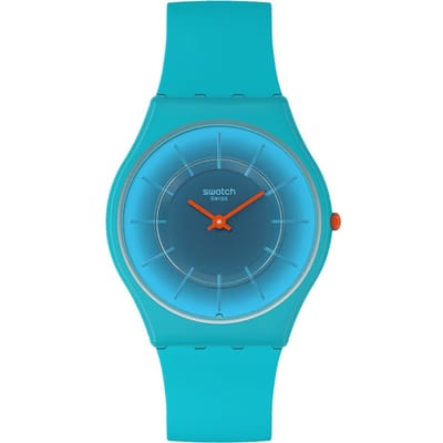 Swatch Skin SS08N114 Radiantly teal Horloge