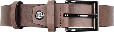 Timberland Look Donkerbruine Leren Riem Van 3 cm Breed – Dames Riem Of Heren Riem – 125 cm (Taillemaat 105 cm)