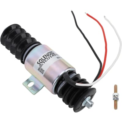 TCU14931 Elektrische Generator Afslaan Solenoïdeklep 12V 55mm Brandstofafsluit Solenoïdeklep voor
