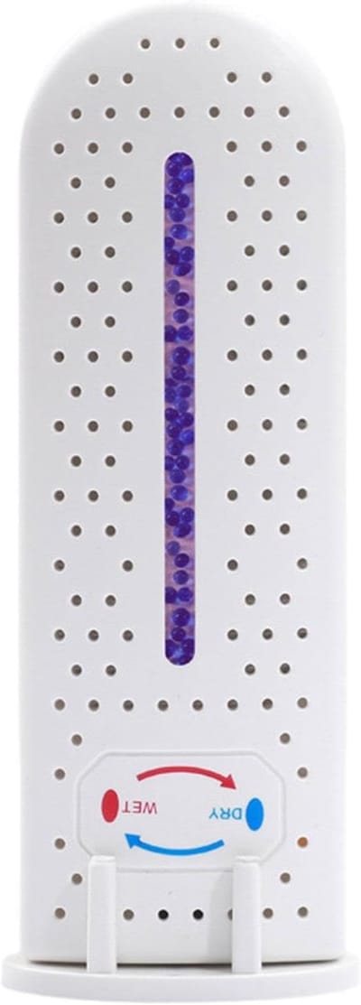 Mini Ontvochtiger - Vochtvreter Kast - Kleine Ruimtes - Intelligente Kleurindicatie - 16.8 cm - Wit