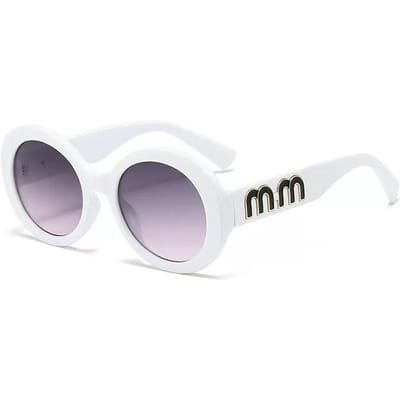Lunettes de soleil de mode de luxe mm pour femmes Style Marque Lunettes rondes de designer Protection UV400 Lunettes tendance glamour pour femmes