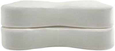 M line Athletic Pillow hoofdkussensloop – Ecru – set van 2 – wasbaar op 60°C – geschikt voor droger