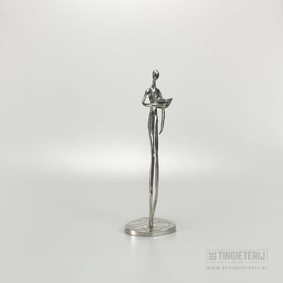 Sculptuur ''Zanger(es)'' - Modern sculptuur - Beeldje zangeres - Beeldje zanger - Jubileum zangkoor - Geschenk kerkkoor - Bedankt muziek