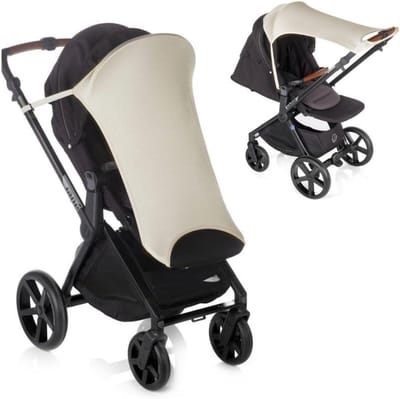 Universeel zonnezeil met UV-bescherming 50+ voor kinderwagen en babyzitje