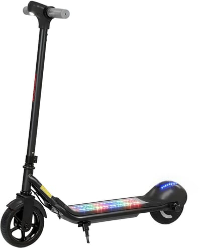 SPORTNOW Kids E-Scooter - Metaal, PP - 80 x 34 x 89 cm - Zwart
