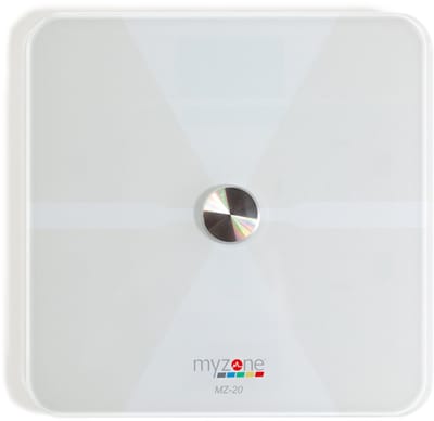 MyZone MZ-20 Weegschaal - Wit - Smart weegschaal - Lichaamsvetmeter - Spiermassa meten - Incl 4 batterijen