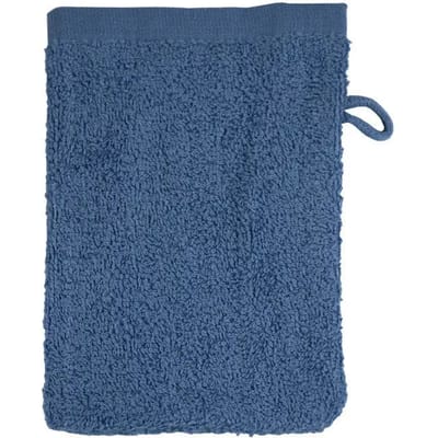 The One Towelling Washand - 16 x 21 cm - Washandje - 100% Katoen - Denim
