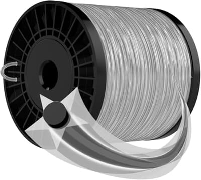 Zweedse Gras Trimmer Draad 2.4mm - 100m - Heavy Duty Nylon Tata