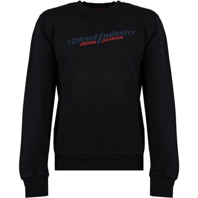 Diesel blouse C-Neck Mannen zwart
