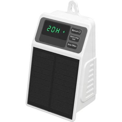 Zonne-automatisch druppelirrigatiesysteem 35PSI 630 ml per minuut Slim bewateringssysteem IPX5 Waterdicht voor Tuin Buiten Binnen