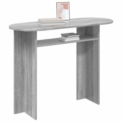 vidaXL - Wandtafel - Grijs - sonoma - 100 - x - 39,5 - x - 75 - cm - Bewerkt - hout
