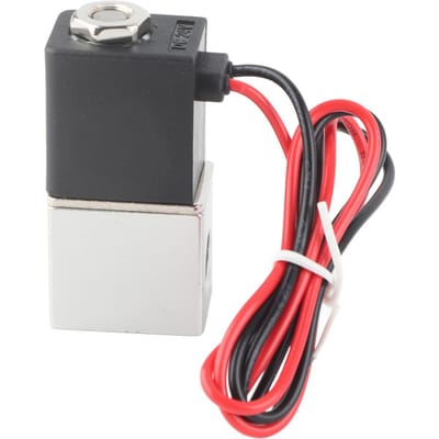 24V DC Snelreagerende Elektrische Magneetklep 2 Posities 2 Wegen Lucht Water Olie G1 4