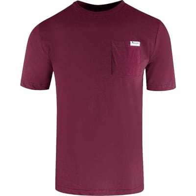 Aquascutum Heren Actief Zak-T-shirt (Bourgondië)