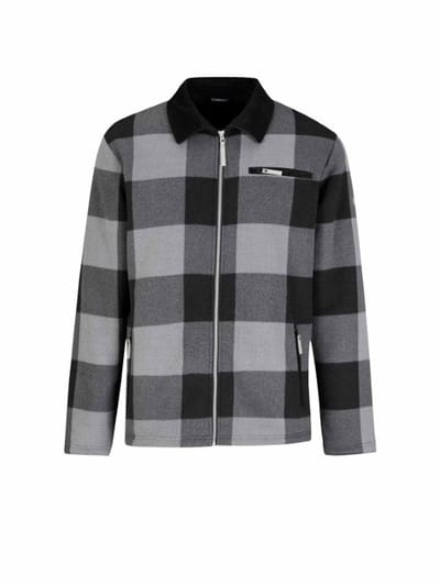 STØRVIK London Houthakkers Fleece Jas Lumberjack - Teddy Vest - Maat XL - Grijs