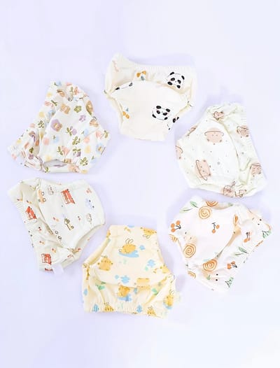 Dutchers.® Oefenbroekjes Zindelijkheid - Maat L - 6 Stuks - Zindelijkheidstraining - Wasbare Luiers - Kinderen - 12-17 KG - 2,5 tot 5 Jaar - Voelt Luchtiger aan dan een Luier - Wasbaar - Incontinentiebroekjes voor Kinderen - Voor Jongens &Meisjes