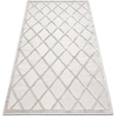 Kleden Rugsx Tapijt SANTO SISAL 58365B geruite, trellis beige 80x150 cm