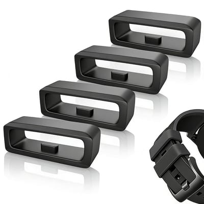 Dailygoods- Sluitringen Vervangend - Compatibel met Garmin Forerunner - Siliconen - Duurzaam - Veilig - Flexibel - Horlogeband