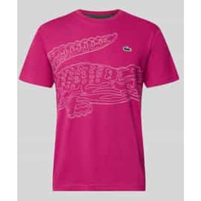 Regular fit sport-t-shirt van katoenmix