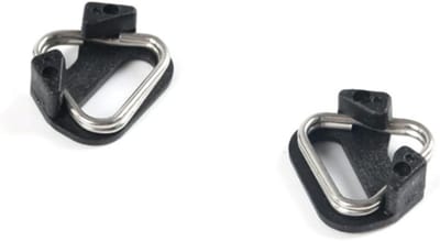 Camera Bevestigingshaak - Adapter Riemring - Camera Beveiligen - Verstelbare RVS - 10 Stuks - Zwart