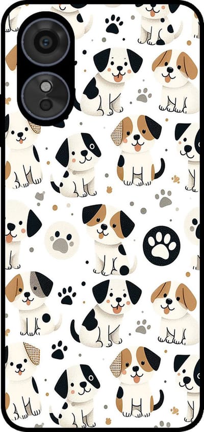 Smartphonica Telefoonhoesje Geschikt voor Oppo A1 / A98 / F23 met honden opdruk - TPU backcover case dog design geschikt voor Oppo A1;Oppo A98;Oppo F23